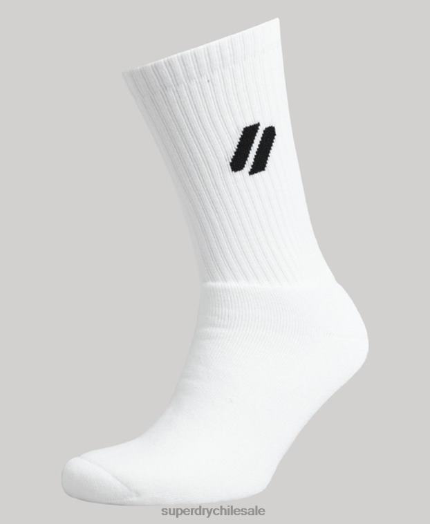 hombres Superdry blanco calcetines coolmax 2R68Z1425