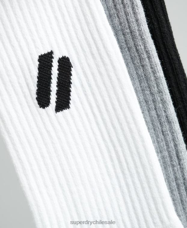 hombres Superdry blanco calcetines coolmax 2R68Z1425