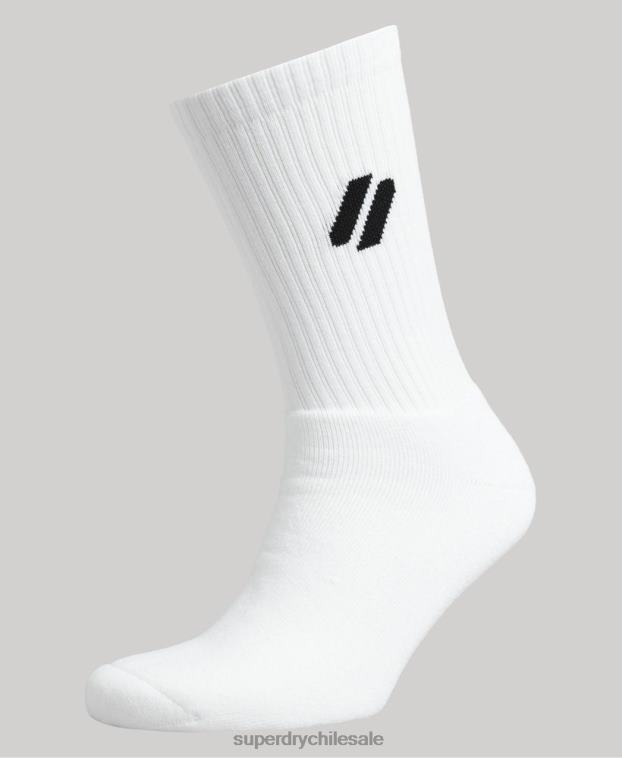 hombres Superdry blanco calcetines coolmax 2R68Z1431