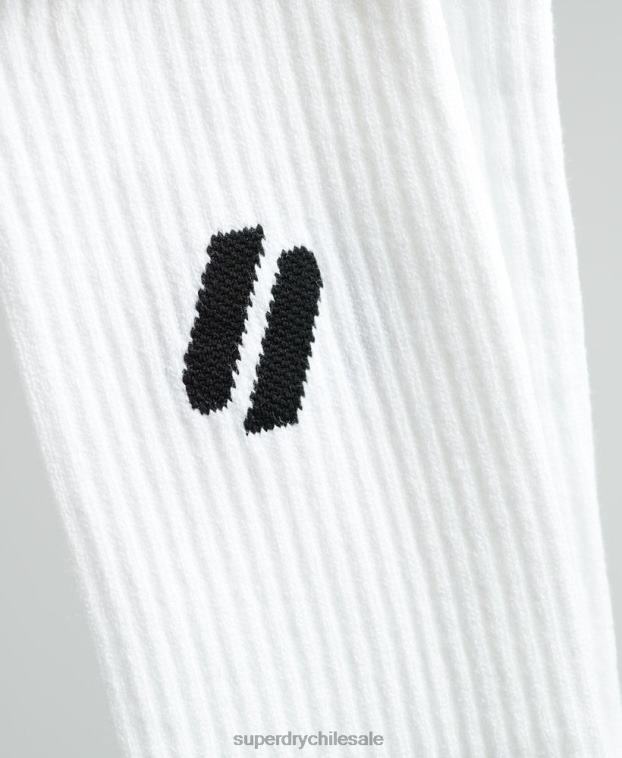 hombres Superdry blanco calcetines coolmax 2R68Z1431