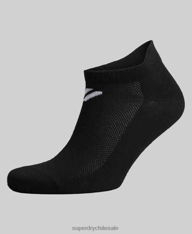 hombres Superdry blanco calcetines tobilleros coolmax 2R68Z1424