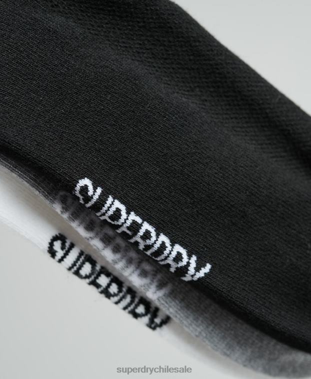 hombres Superdry blanco calcetines tobilleros coolmax 2R68Z1424