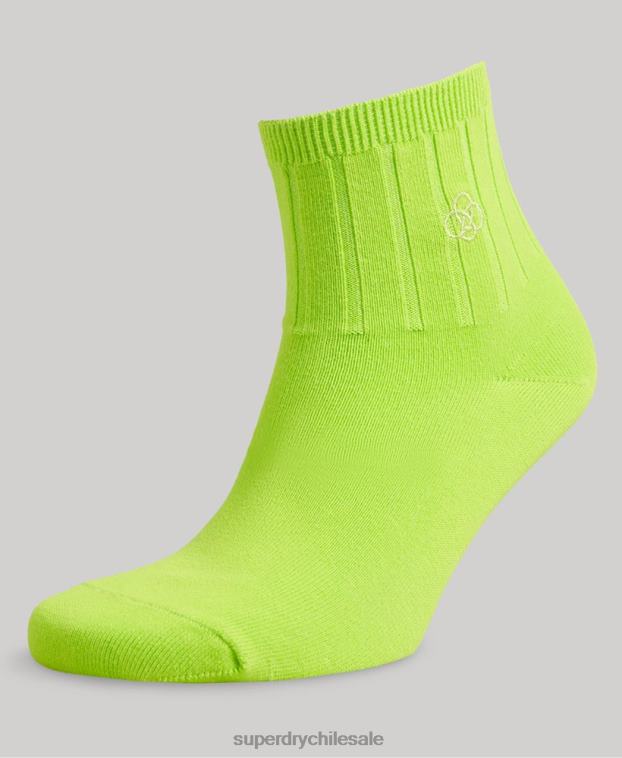 hombres Superdry multi Pack de calcetines tobilleros de algodón orgánico 2R68Z1721
