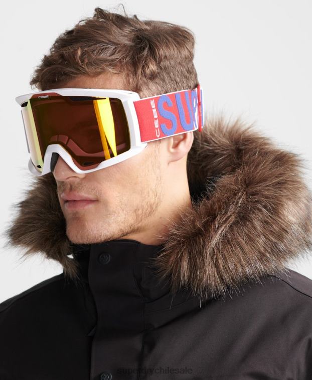 hombres Superdry blanco gafas de referencia cebe 2R68Z1395