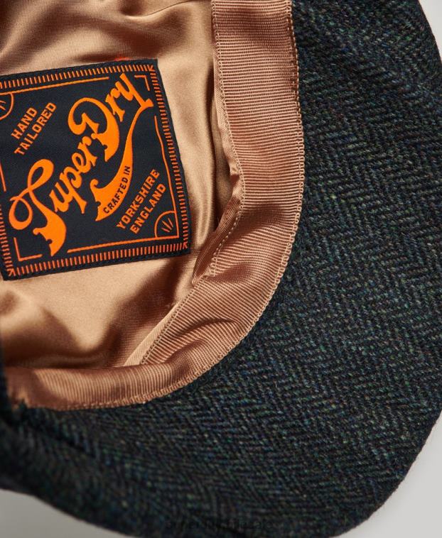 hombres Superdry azul gorra de panadero 2R68Z111