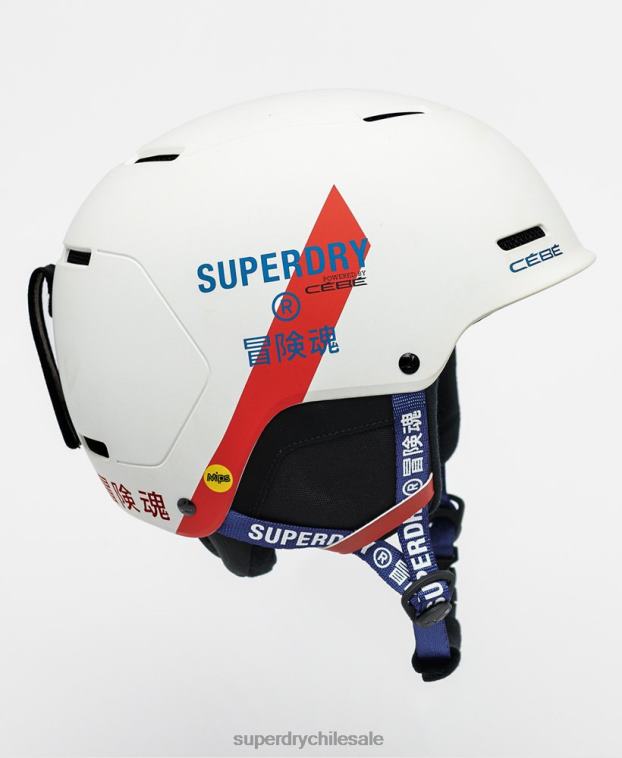 hombres Superdry blanco casco cebe pow mips 2R68Z1396
