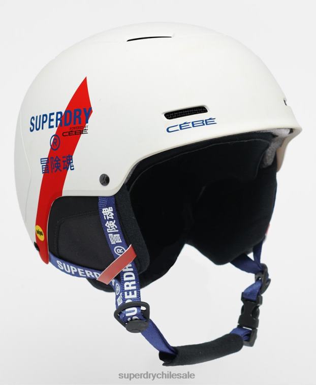 hombres Superdry blanco casco cebe pow mips 2R68Z1396