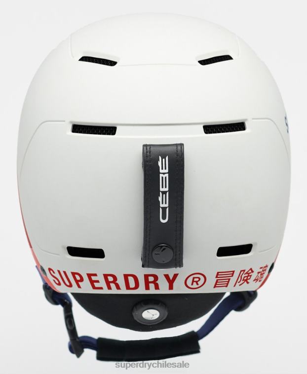 hombres Superdry blanco casco cebe pow mips 2R68Z1396