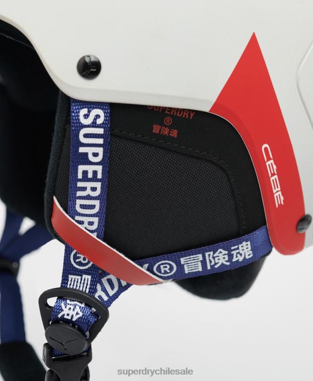 hombres Superdry blanco casco cebe pow mips 2R68Z1396