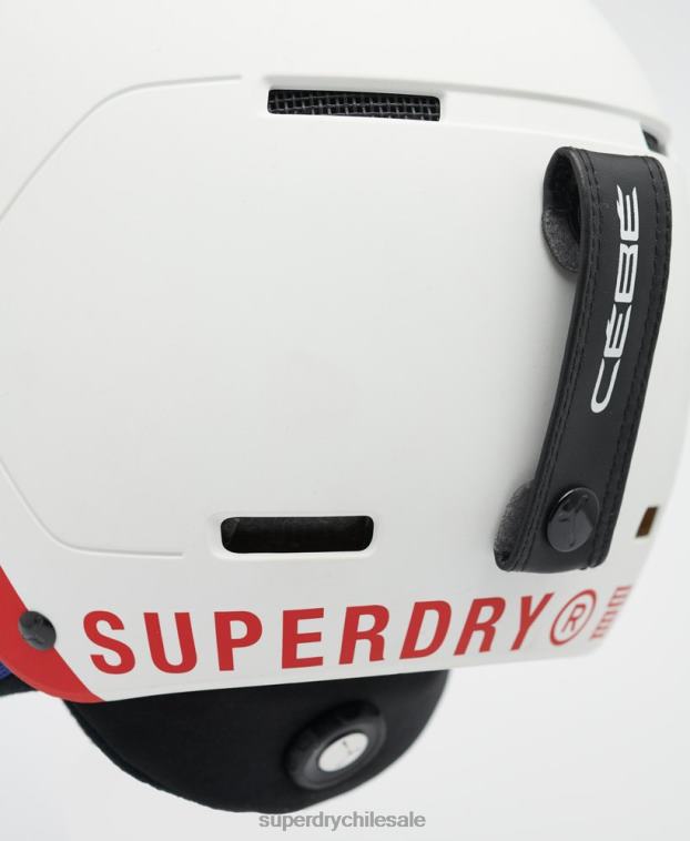hombres Superdry blanco casco cebe pow mips 2R68Z1396