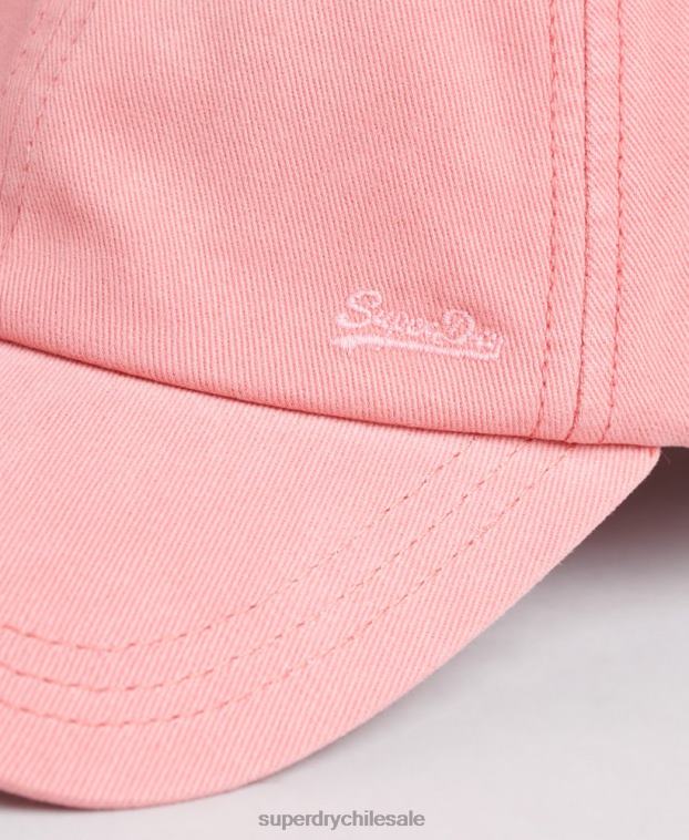 hombres Superdry coral gorra bordada vintage 2R68Z1774