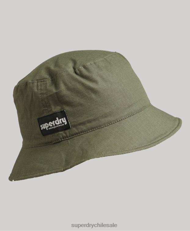 hombres Superdry crema sombrero de pescador de lana 2R68Z1616