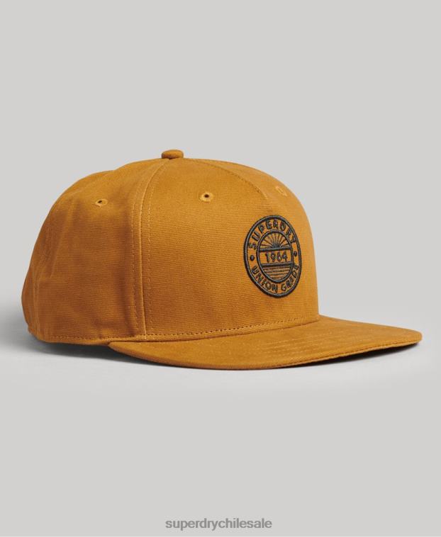 hombres Superdry marrón gorra b-boy 2R68Z1631