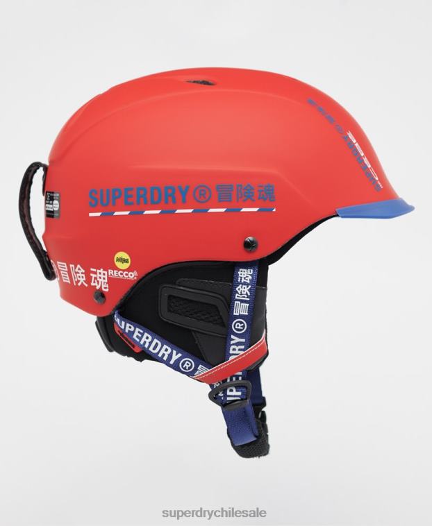 hombres Superdry rojo cebe concurso visera último casco 2R68Z1402