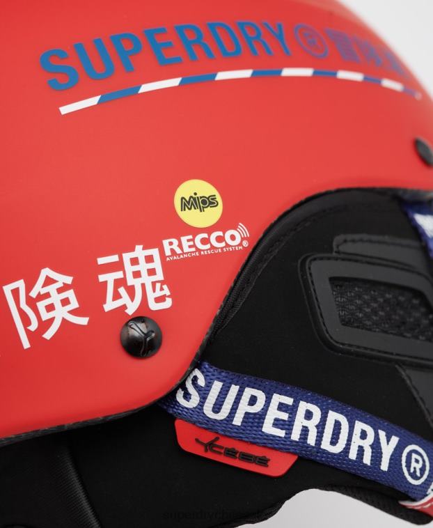hombres Superdry rojo cebe concurso visera último casco 2R68Z1402