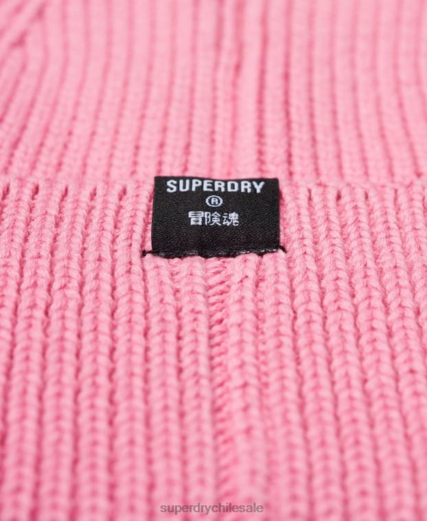 hombres Superdry rosa gorro de código 2R68Z6406