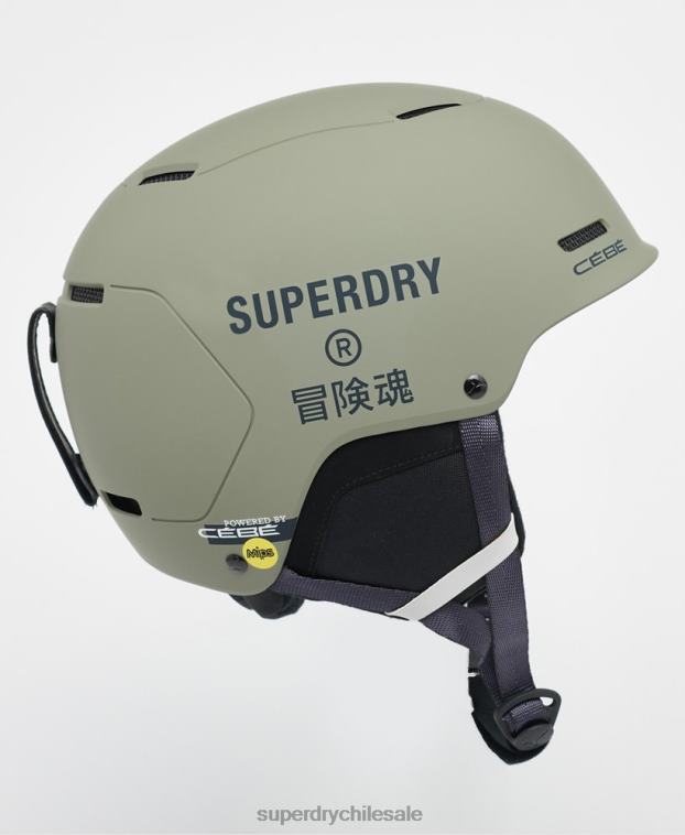 hombres Superdry verde casco cebe pow mips 2R68Z1398