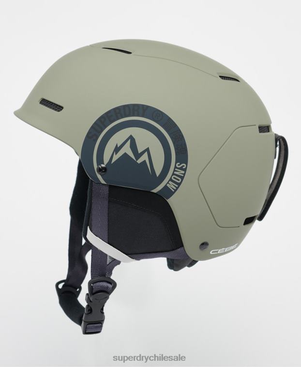 hombres Superdry verde casco cebe pow mips 2R68Z1398