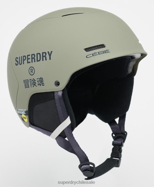 hombres Superdry verde casco cebe pow mips 2R68Z1398