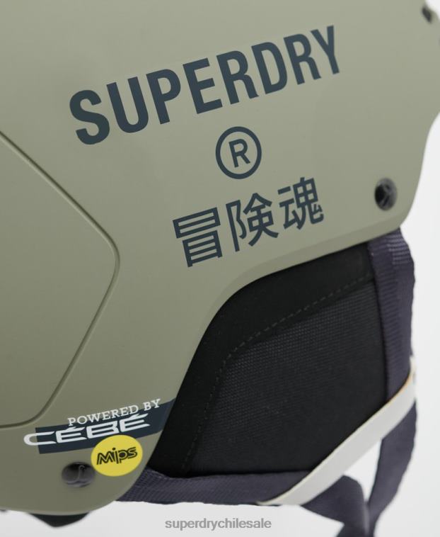 hombres Superdry verde casco cebe pow mips 2R68Z1398