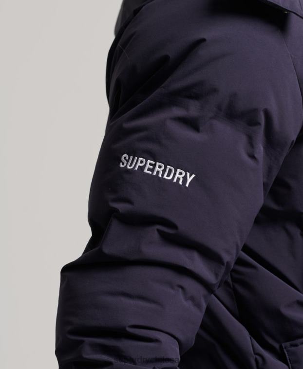 hombres Superdry Armada abrigo acolchado boxy 2R68Z4589