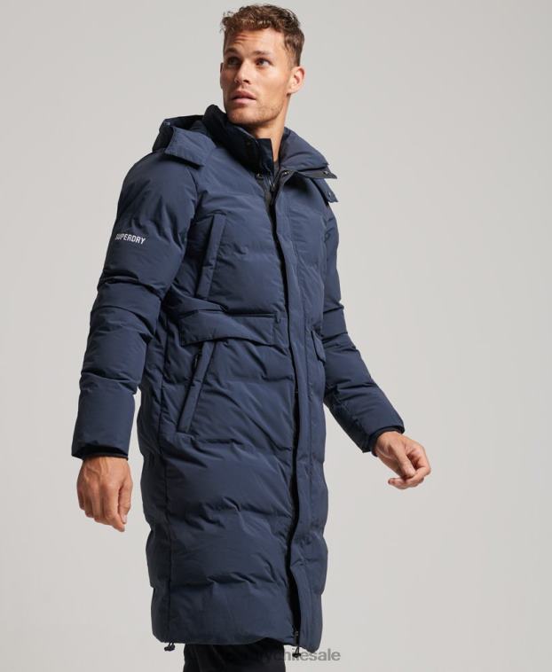hombres Superdry Armada abrigo acolchado con palangre 2R68Z4583