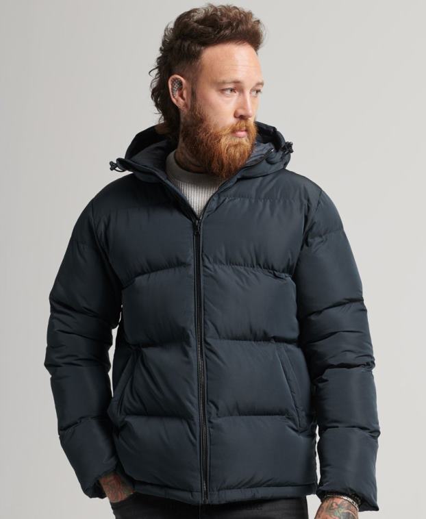 hombres Superdry Armada abrigo corto acolchado 2R68Z988