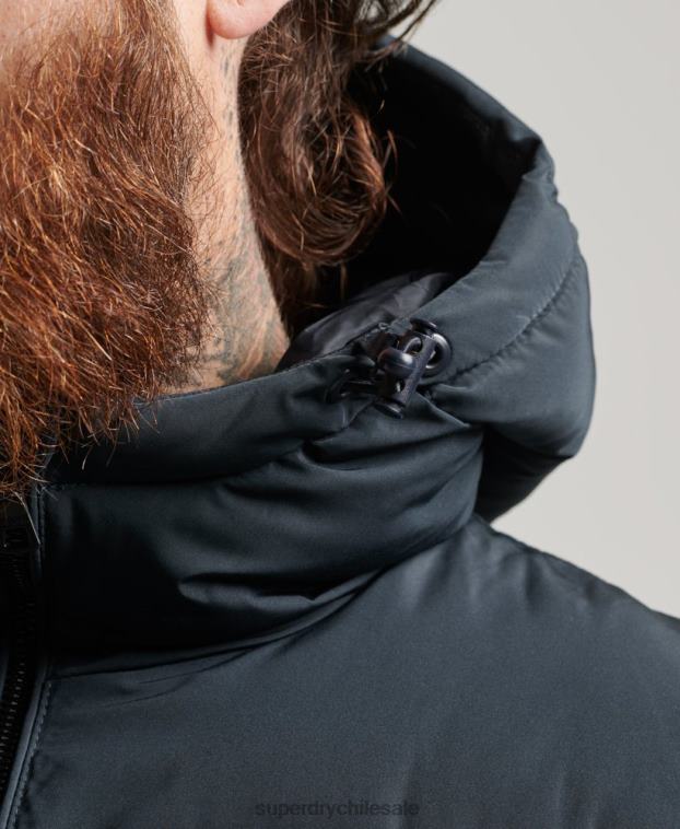 hombres Superdry Armada abrigo corto acolchado 2R68Z988