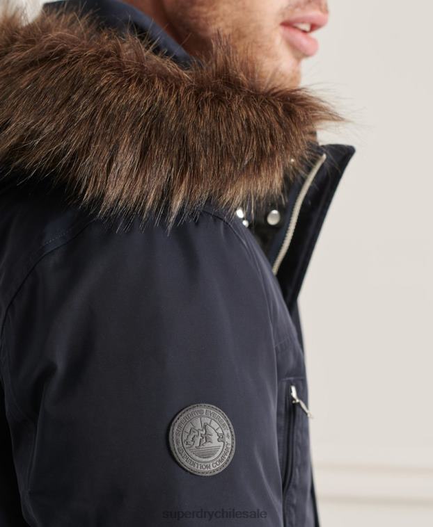 hombres Superdry Armada parka de plumón de studios everest 2R68Z4578