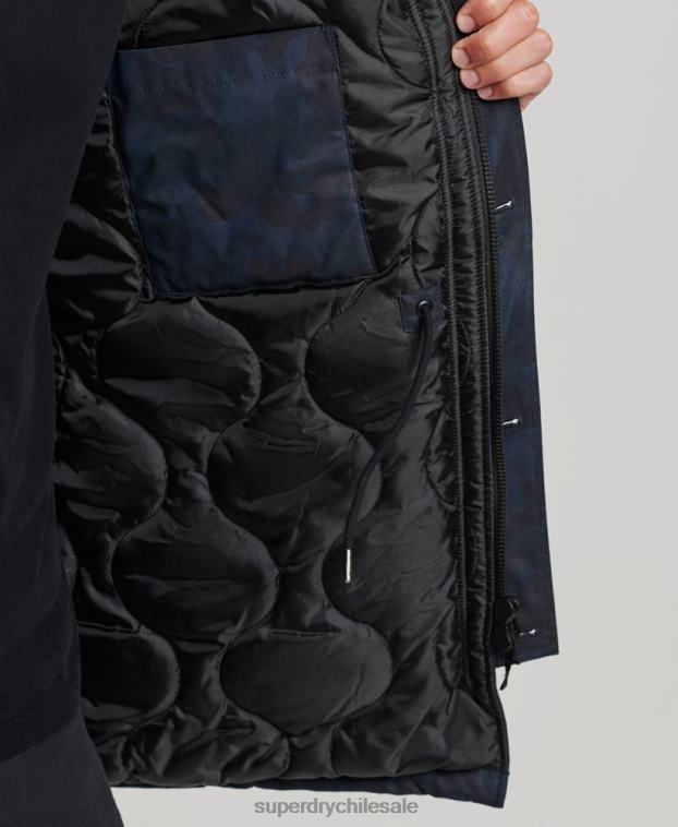 hombres Superdry Armada parka original y vintage 2R68Z4509