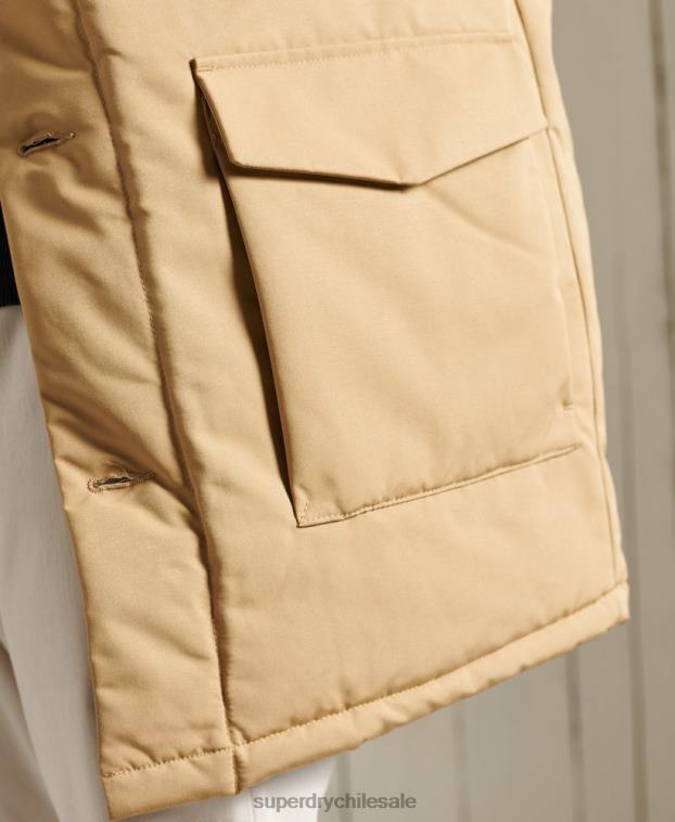 hombres Superdry beige parka everest 2R68Z1079