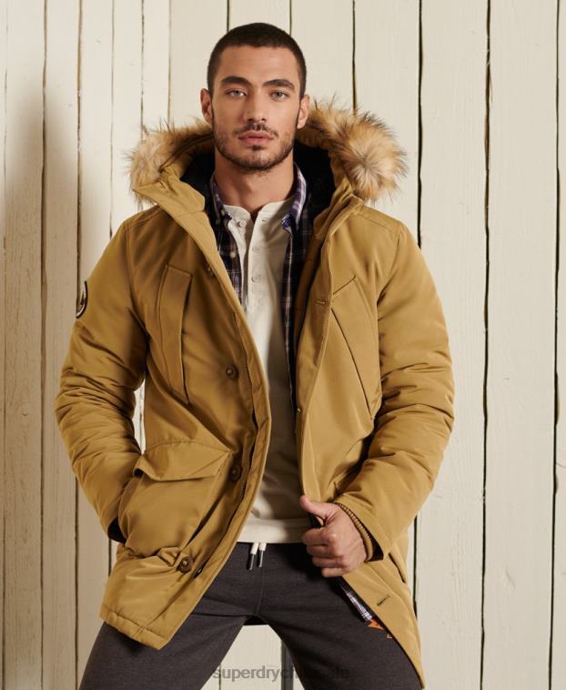 hombres Superdry broncearse parka everest 2R68Z4738