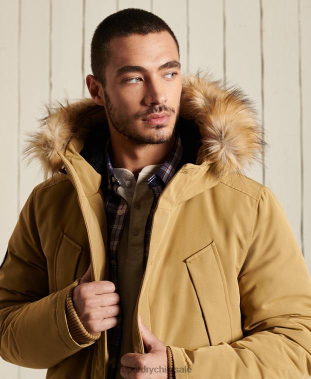 hombres Superdry broncearse parka everest 2R68Z4738
