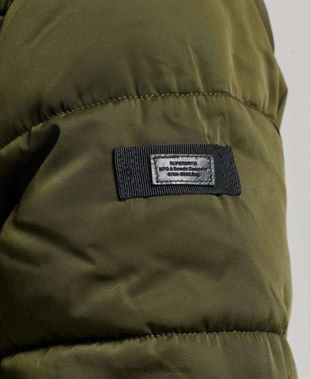 hombres Superdry verde parka chinook 2R68Z4513