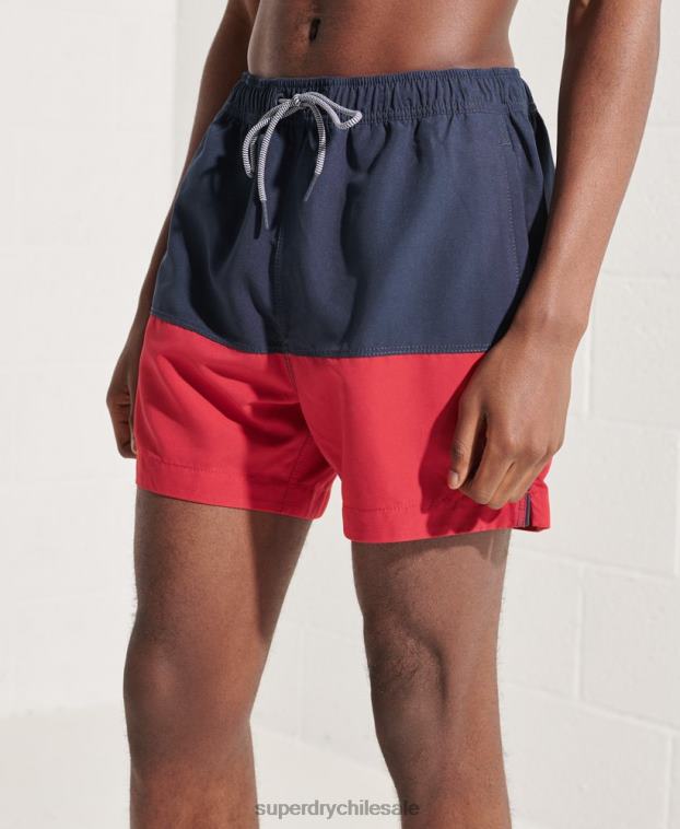 hombres Superdry Armada shorts de baño serie tri 2R68Z434