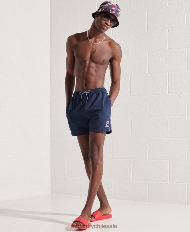 hombres Superdry Armada shorts de baño serie tri 2R68Z439