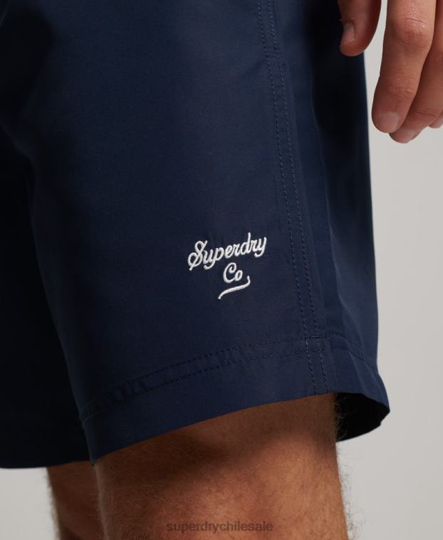 hombres Superdry Armada shorts de playa de polo reciclado 2R68Z389