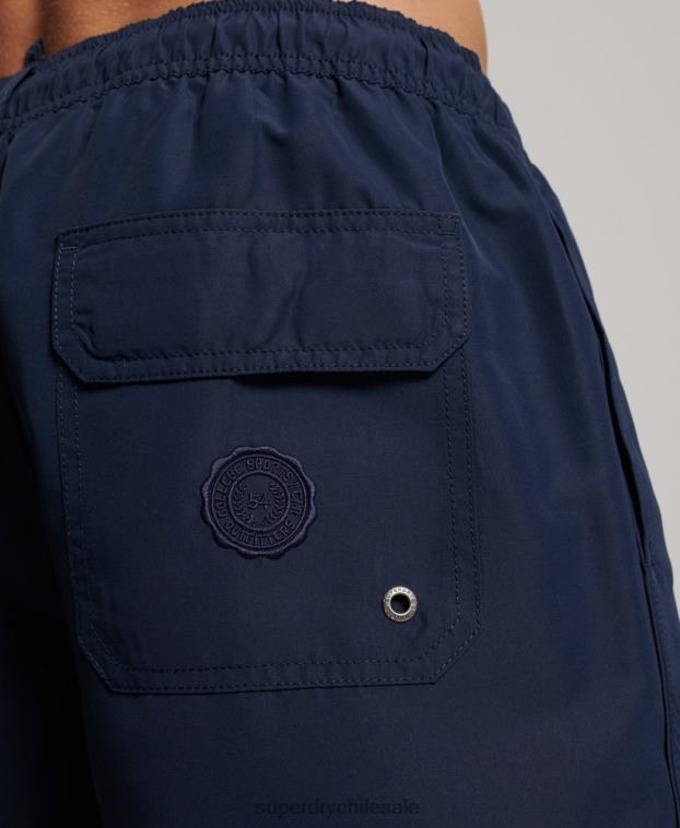 hombres Superdry Armada shorts de playa de polo reciclado 2R68Z389
