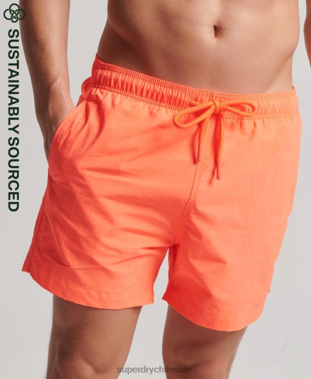 hombres Superdry coral shorts de playa reciclados studios 2R68Z436