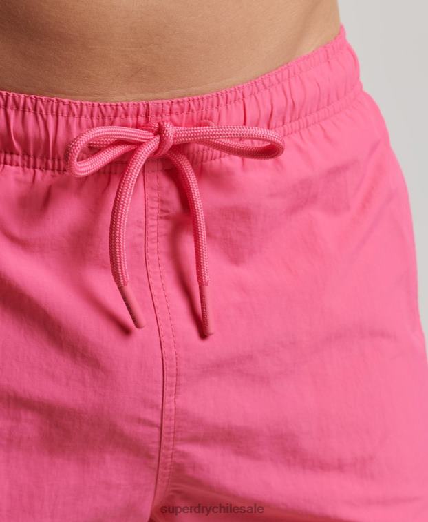 hombres Superdry rosa shorts de playa reciclados studios 2R68Z415