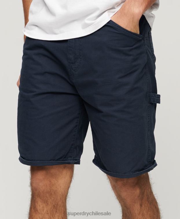 hombres Superdry Armada pantalones cortos de carpintero 2R68Z45