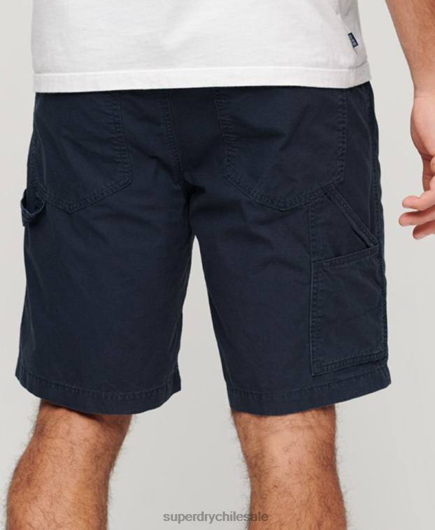 hombres Superdry Armada pantalones cortos de carpintero 2R68Z45