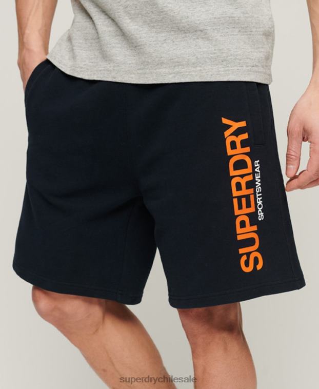 hombres Superdry Armada pantalones cortos sueltos de ropa deportiva 2R68Z296