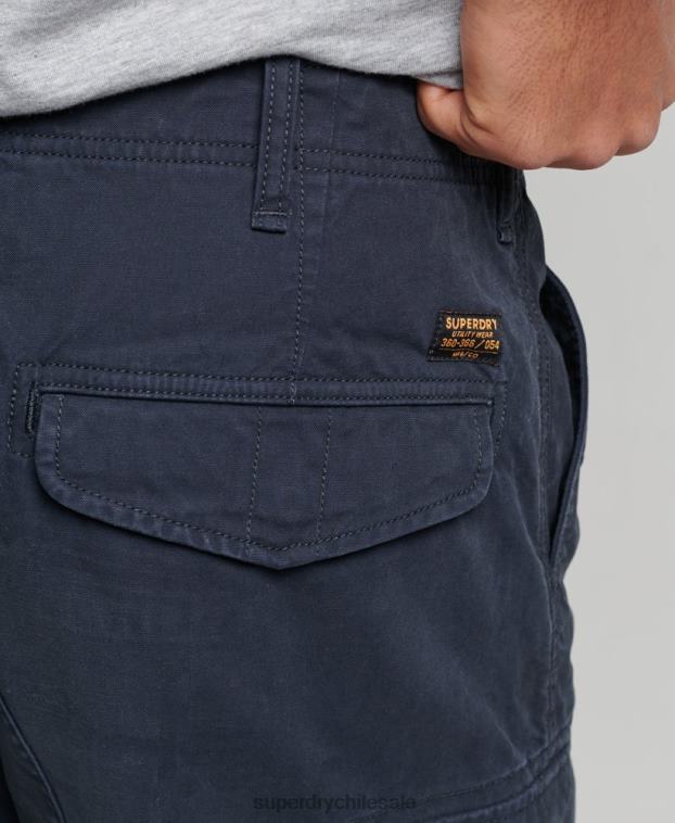 hombres Superdry Armada shorts cargo pesados ​​de algodón orgánico 2R68Z262