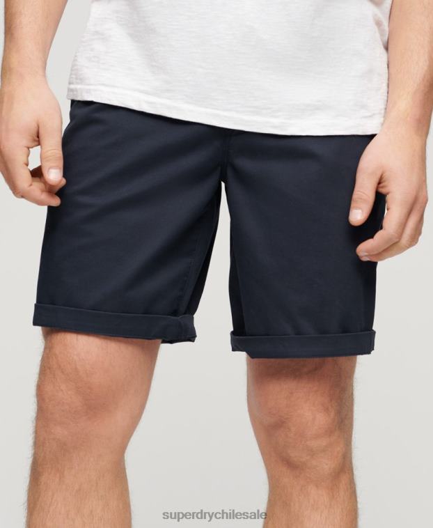hombres Superdry Armada shorts chinos ajustados elásticos 2R68Z103