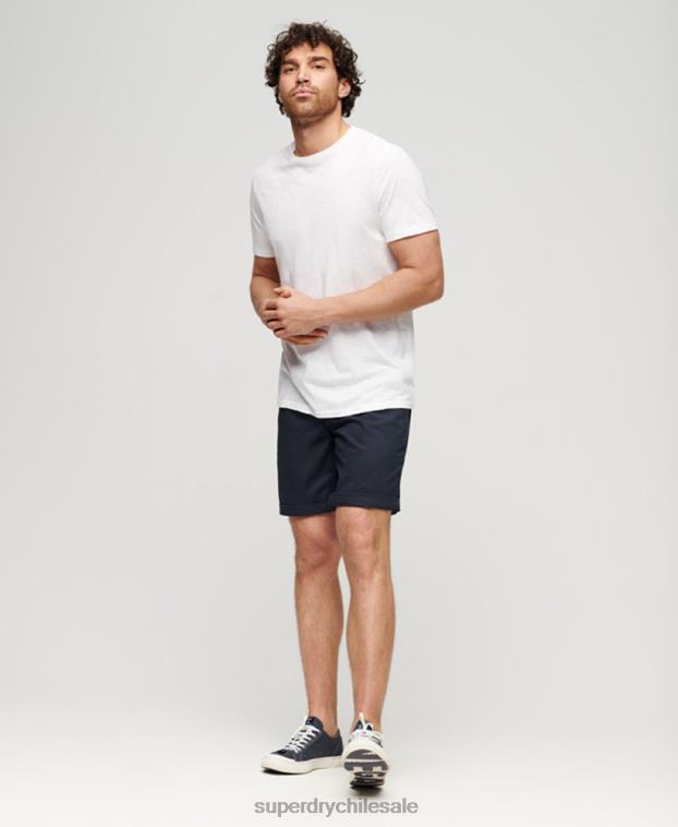hombres Superdry Armada shorts chinos ajustados elásticos 2R68Z103