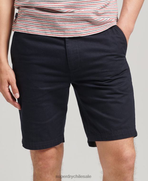 hombres Superdry Armada shorts chinos de oficial vintage 2R68Z306