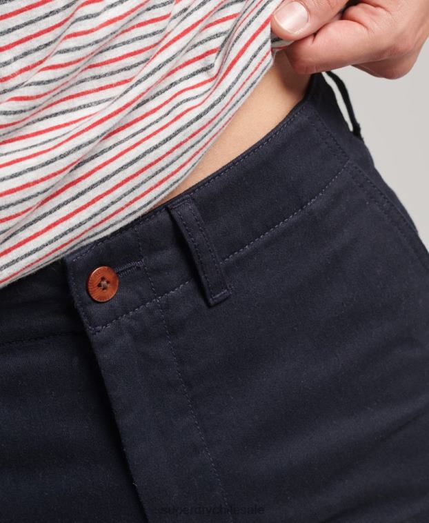 hombres Superdry Armada shorts chinos de oficial vintage 2R68Z306