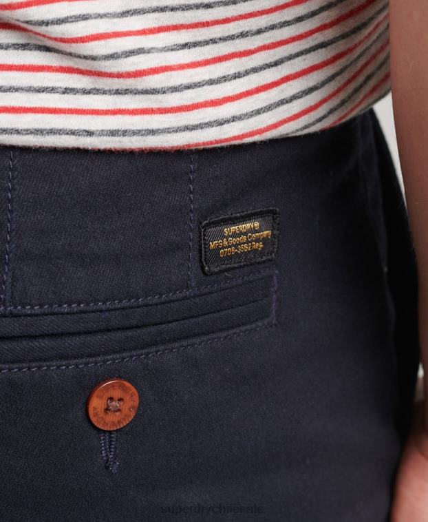 hombres Superdry Armada shorts chinos de oficial vintage 2R68Z306