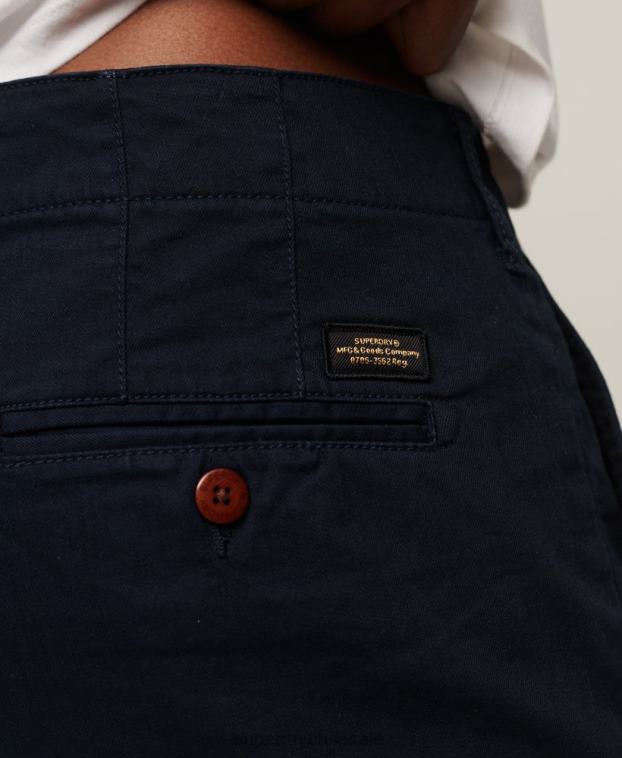 hombres Superdry Armada shorts chinos de oficial vintage 2R68Z73